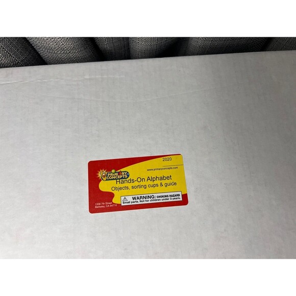 Primary Concepts Hands On Alphabet Set Lot Homeschooling Cards 78 Objects Box - Picture 11 of 12